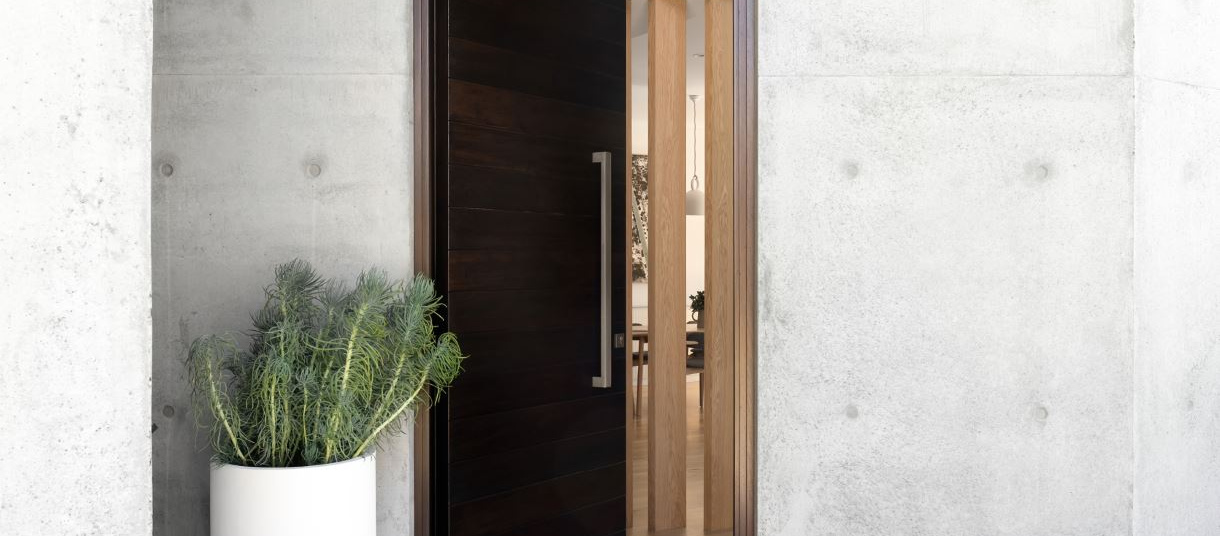 Polo pull handle on entry door