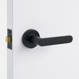 Fairhaven Door Lever Matt Black