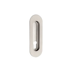 Duke Flush Pull Short Oval Euro Cutout