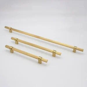Cassandra Fluted Cabinet Handle Brushed Brass