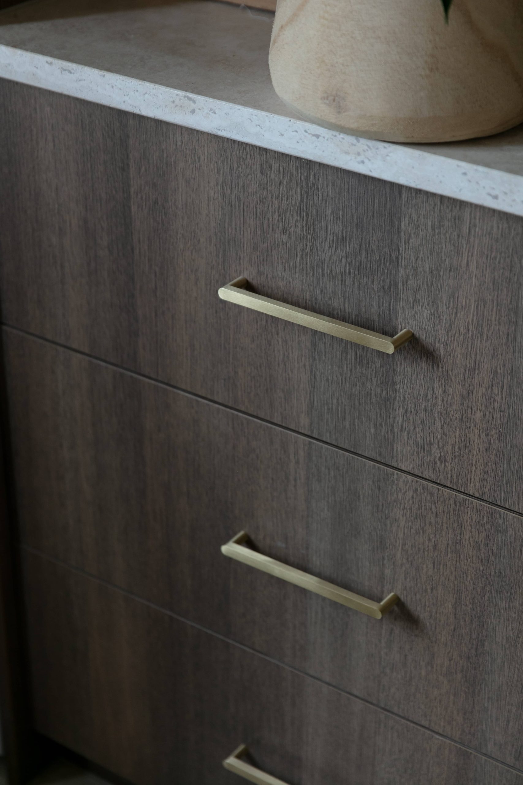Clio Cabinet Pull Brushed Brass - Image 2