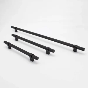 Cassanda Fluted Cabinet Handle Matt Black