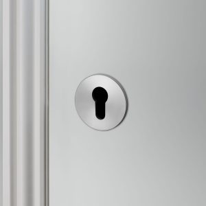 Euro Cylinder Key Escutcheon / Steel