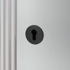 Euro Cylinder Key Escutcheon / Welders Black
