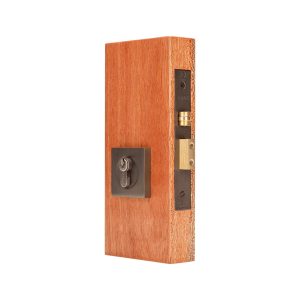 Graphite Nickel Square Roller Lock Kit