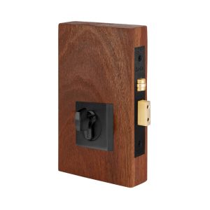 Matt Black Square Roller Lock Kit