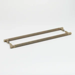 Linear Entry Pull Aged Brass