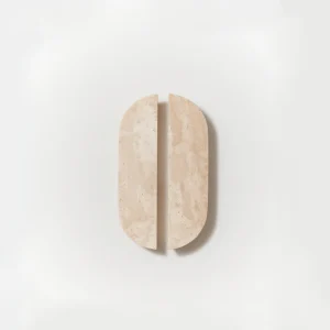 Dot Marble Travertine Handle