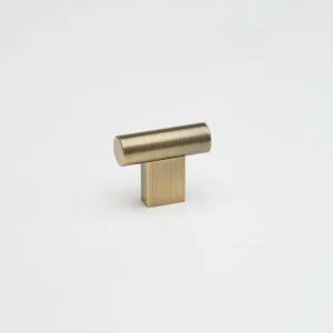 T Pull Aged Brass