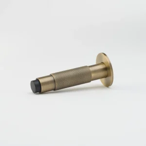 Kintore Doorstop Aged Brass