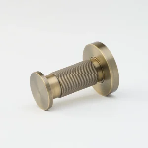 Linear Towel Hook Aged Brass
