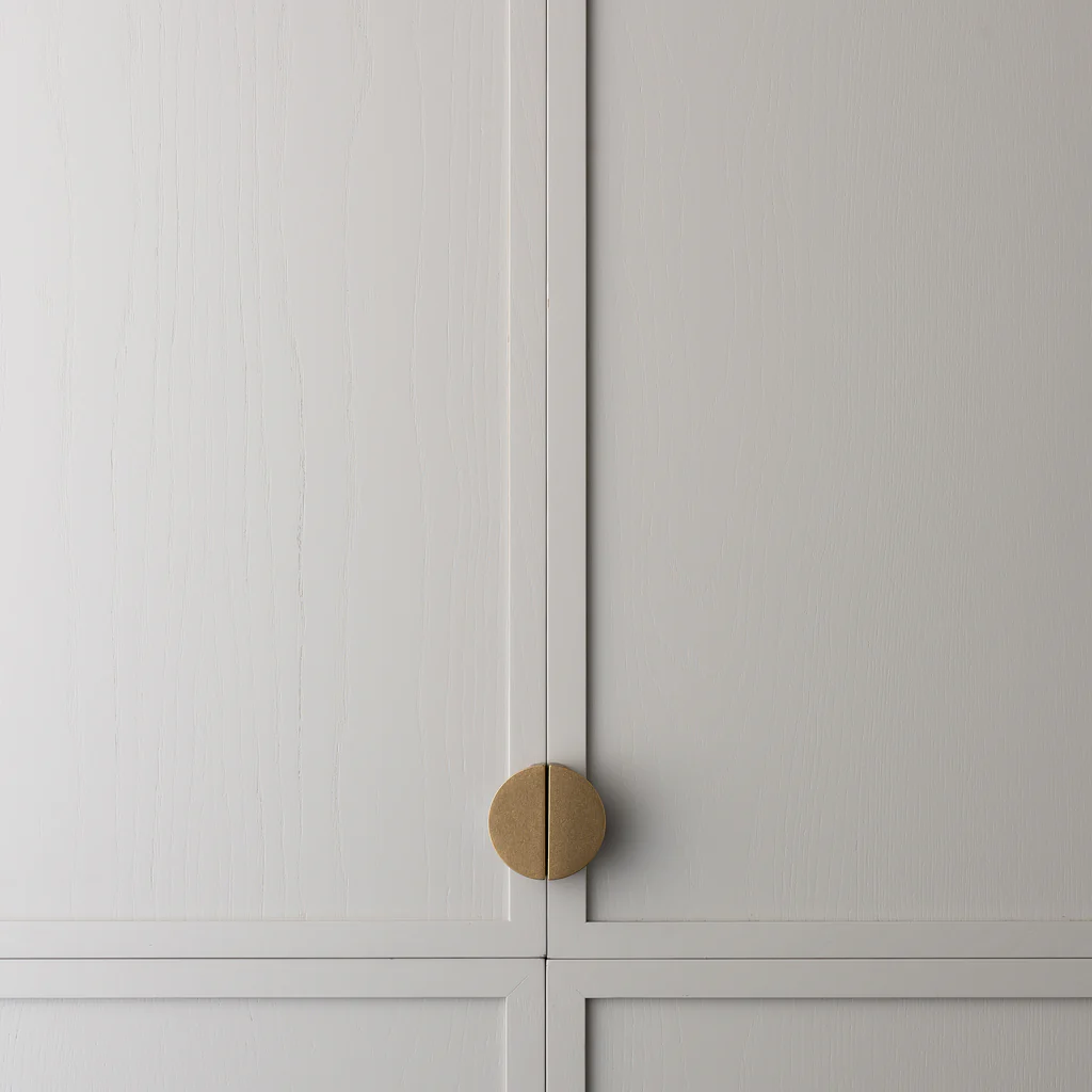 Luna Pull Tumbled Brass - Image 2