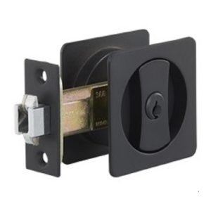 Square Cavity Suite Lock Kit, Matt Black
