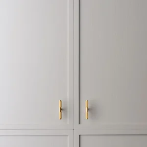 Linear T Pull Brass