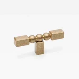 Orbe T Pull Tumbled Brass