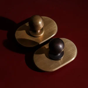 Round Knob Backplate