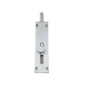 Brushed Nickel Reverse Barrel Bolt, 150 x 31mm