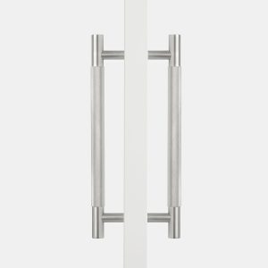 Charmian Back to Back Door Pull Brushed Nickel