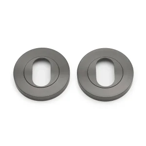 Manovella Oval Escutcheon Pair