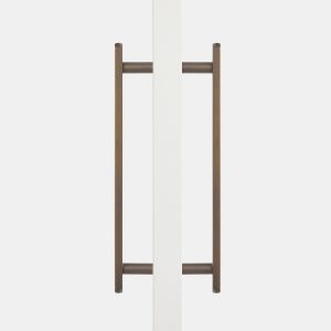 Imogen Back To Back Door Pull Aged Brass