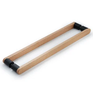 Corinna Hydrowood Entrance Pull - Matt Black Posts