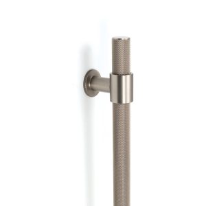 Belgravia Knurled Pull Handle - Dull Brushed Nickel