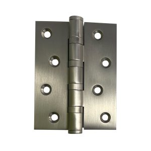 Momo Solid Brass Hinge 100mm X 76mm Dull Brushed Nickel