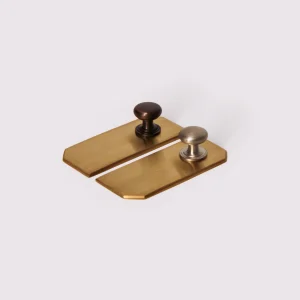 Fred and Ginger backplate acid washed brass