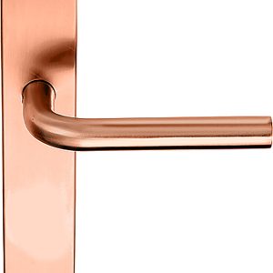 Basics LB2 Door Lever On Oval Backplate - Passage Levers Only