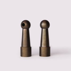 Gallery Rail Corner Post - Antique Bronze