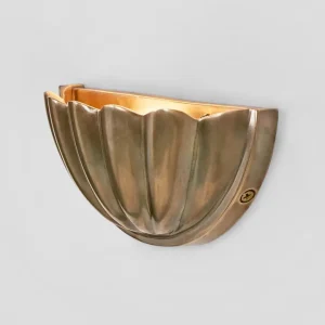 Half Moon Shell Wall Light Small