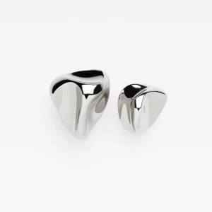 Rubble Knob Polished Nickel
