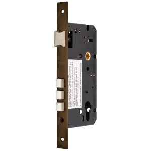 Euro Mortice Lock, 60mm Backset, Ember Bronze