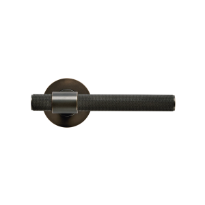 Belgravia Knurled Lever - Dark Bronze