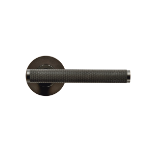 Bellevue Knurled Lever - Dark Bronze