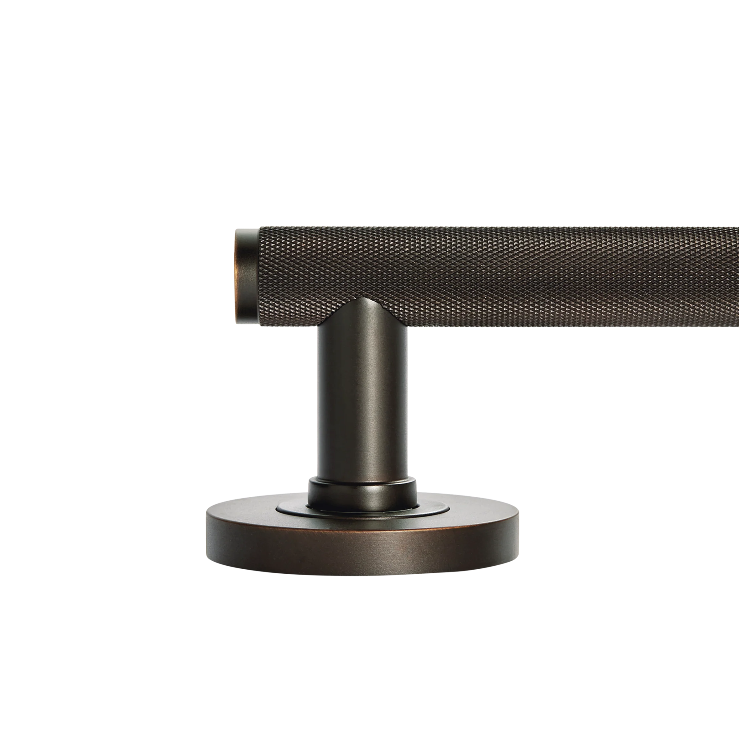 Bellevue Knurled Lever - Dark Bronze - Image 2