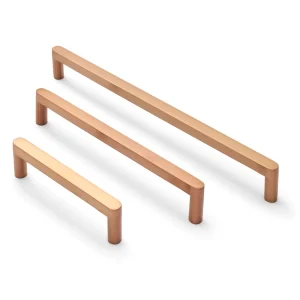 Clio Cabinet Pull Brushed Copper PVD