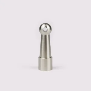 Gallery Rail Middle Post - Satin Nickel