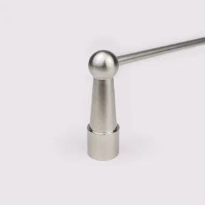 Gallery Rail End Post - Satin Nickel