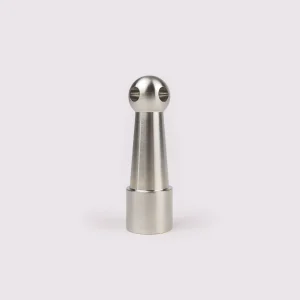 Gallery Rail Corner Post - Satin Nickel