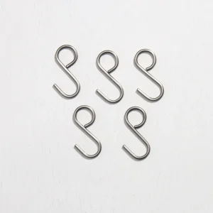Hanging Rail Hooks - Satin Nickel