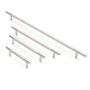 Charmian Knurled Drawer Pull Brushed Nickel